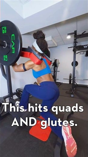 Single-Leg Reverse Lunge on Leverage Squat (Game Changer)