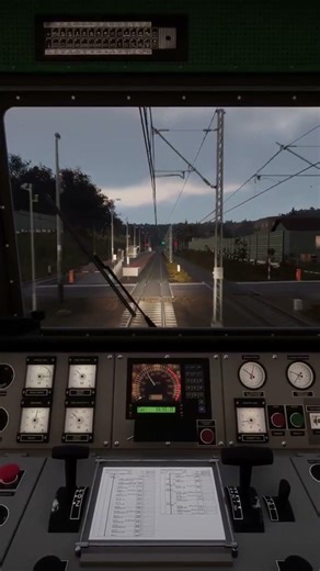 Passenger train stopping in Tunel - SimRail
