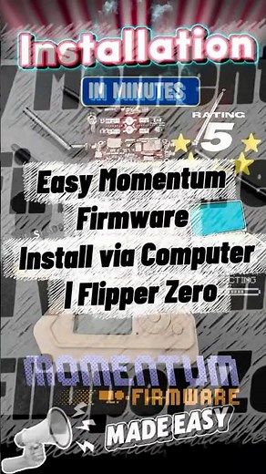 Easy Momentum Firmware Install via Computer | Flipper Zero #flipperzero #viral #techtips