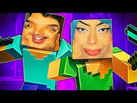 MY FIRST TIME WITH @ElAbrahaham (in Minecraft XD)