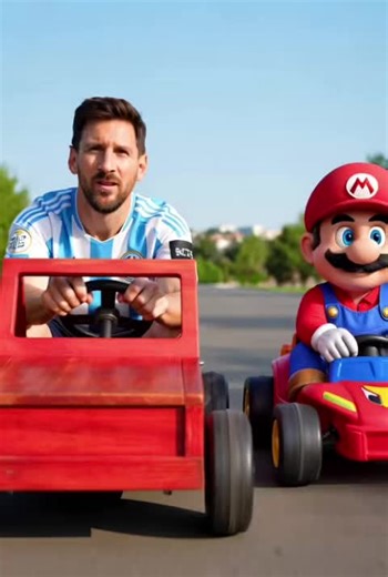 Messi Takes on Mario Kart: A Hilarious Gaming Showdown