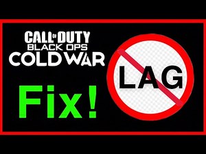 Black Ops: Cold War HOW TO FIX Internet Connection Lag, Stuttering, FPS Drops!