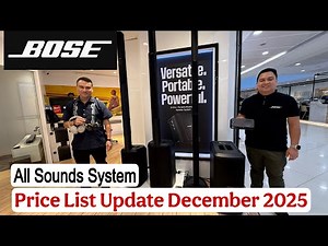 BOSE All Sounds System Price List Update December 2025