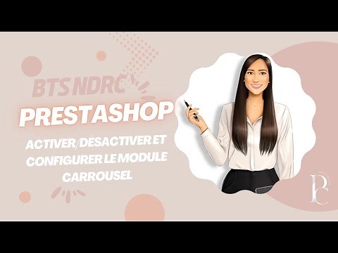 Prestashop: gérer le module carrousel | BTS NDRC | Epreuve pratique | E5B