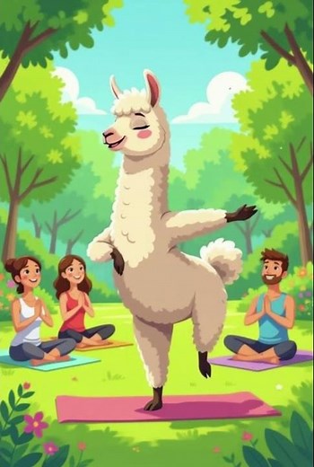 “Llama Yoga Class 🧘‍♀️🦙💫 | Funny 3D Animated Short | ToonReels11”