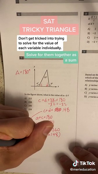 Mastering SAT Geometry: Interior and Exterior Angles of Triangles