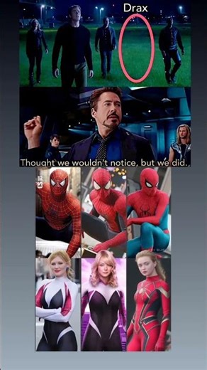 Iron Man Roasts Drax in Front of Spider-Man 💀 #marvel #drax #spiderman #sadiesink #ironman #viral