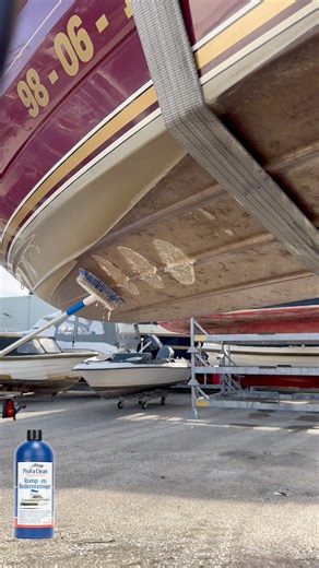 Easy boat cleaning #cleaning #diy #boat #boating #shorts