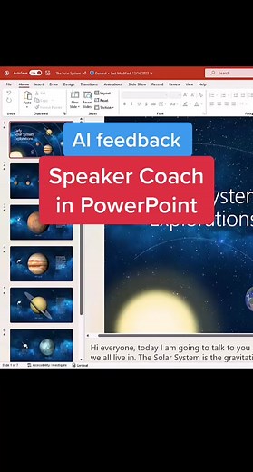 AI-Powered Speaker Coach for PowerPoint Presentations