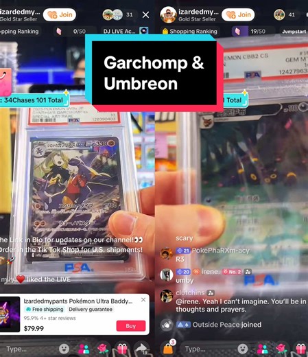 As we went on our way to LA, hit some chases along the way! #pokemon #pokemoncards #garchomp #umbreon #collector