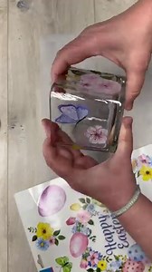 21K views · 765 reactions | Wait…put a window clings on a candle holder? YES! This project was so much fun! I wasn’t sure if it would work…I was using a new to me product! But I think it turned out pretty awesome! I just love the frosted/textured look I was able to achieve! EEEE! | Blessings Craft Therapy | Facebook