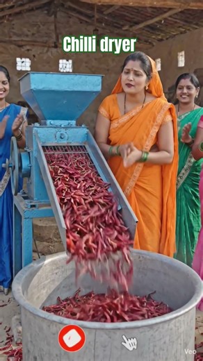 मिर्च सुखाने की मशीन: अब काम हुआ आसान! chilli dryer machine #traydryer #farming #shorts #desijugaad