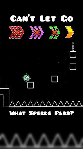 What Speeds Pass Can't Let Go Drop? #geometrydash