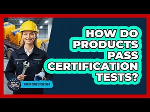 How Do Products Pass Certification Tests?