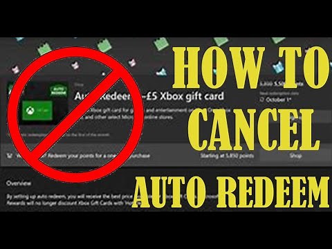 How to Cancel Auto Redeem On Xbox