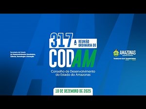 Apresentação da Pauta Econômica – 317ª Reunião Ordinária do Codam