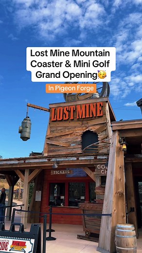 Lost Mine Mountain Coaster & Mini Golf GRAND OPENING!! 🥳🤩 Located off of Teaster Lane in Pigeon Forge! It’s the longest ride in the area!🎉🐻 Give them a follow and check it out!😎 | Best Read Guide Smoky Mountains