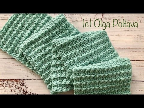 BEGINNERS crochet, Easy Scarf, Crochet Video Tutorial