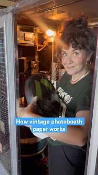 How Vintage Photobooth Paper Works