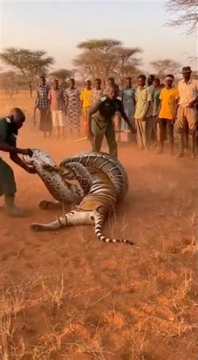 Wildlife Heroes Save Tiger From Massive Python Ambush!