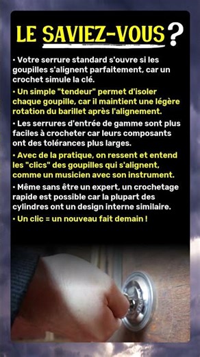 Ta Serrure de Porte Peut Être Crochetée en Moins de Trente Secondes