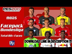 PES 2017 Mods | Facepack Bundesliga - NO REAL EYES, INCLUDED 80+ FACES