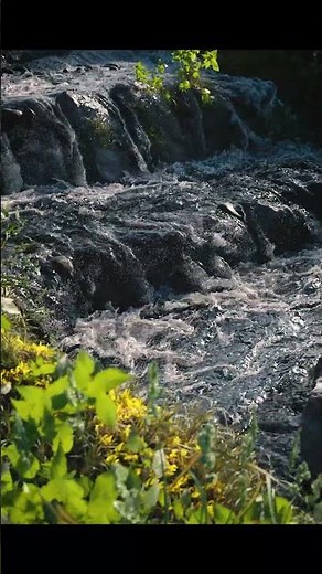 Blender Flip Fluids - Small waterfall #shorts