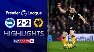 Brighton 2-2 Wolves: Nuno Espirito Santo's side extend unbeaten run to 11 games
