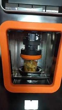 frozen fruits making smoothies cup by hommy smoothie machine