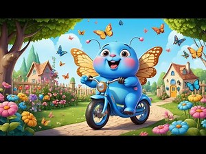 Baby and Cycle Riding Rhyme 🚴‍♂️👶 | Nursery Rhymes & Baby Songs for Toddlers | Kids Cycling Song