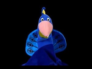 Baby Einstein World Of Colors 2009 Peacock Blue Puppet