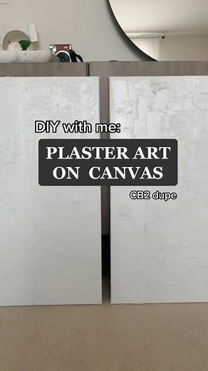 DIY Plaster Art on Canvas: Step-by-Step Tutorial!