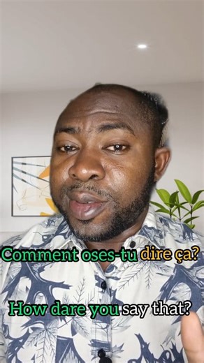 Apprends l’expression “How dare you say that!” (Comment oses-tu dire ça) pour parler comme un natif. Expression utile, simple et très utilisée en anglais. Parfait pour les débutants et les francophones qui veulent parler naturellement. #anglaisfacile #learnenglish #englishteacher #viralreels @topfans | Tony's English Class