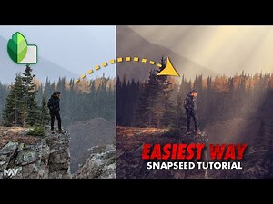 EASY & the BEST Way to Add SUNRAYS for a CINEMATIC Look in Snapseed Free App | Android | iPhone