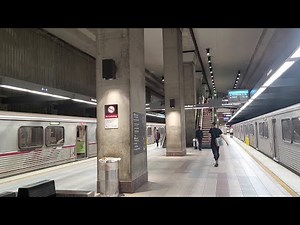 Riding the Red Line Subway to Union Station in Downtown Los Angeles