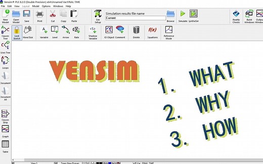 VENSIM(系统动力学建模仿真软件))软件 基本介绍 | 系统动力学 仿真模型实例 | 教程系列