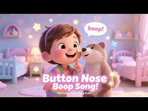 Button Nose Boop Song! Cute Interactive Animation (Satisfying ASMR)