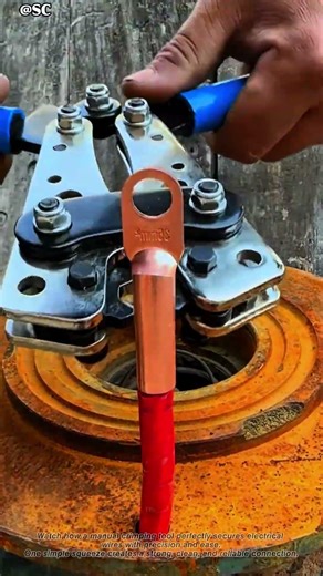 Satisfying Wire Crimping with a Hand Crimping Tool 🔧 Perfect Connection