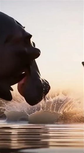 Survival Instincts: Hippo's Fight Against a Pack | Ai Jungle Wars