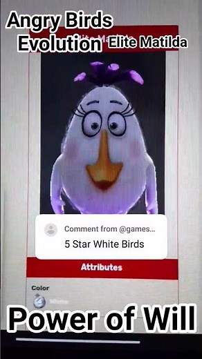 Angry Birds Evolution From: Elite Matilda (Power of Will)