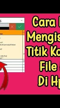 How to Type Numbers in Excel || How to Type Coordinates in Excel