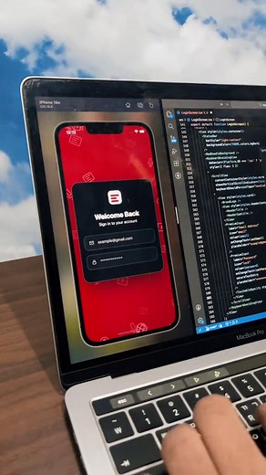 Create a Redish Login UI in React Native