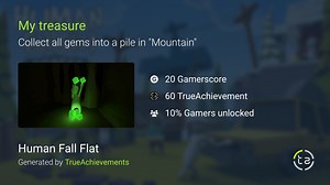 My treasure achievement in Human Fall Flat