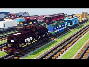Minecraft Freight Train Railcars Pack Tutorial
