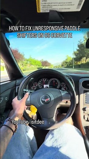 C6 Corvette Paddle Shifters Not Working? EASY FIX 🔧 #corvette #c6corvette #isitdee