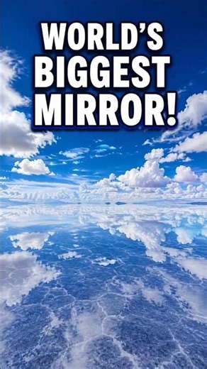 Salar de Uyuni: The World's Biggest Mirror! 🌎✨#salardeuyuni #travel #bolivia