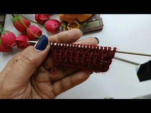 🧶 Easy Knitting for Beginners | Step-by-Step Tutorial | Wool Knitting Pattern