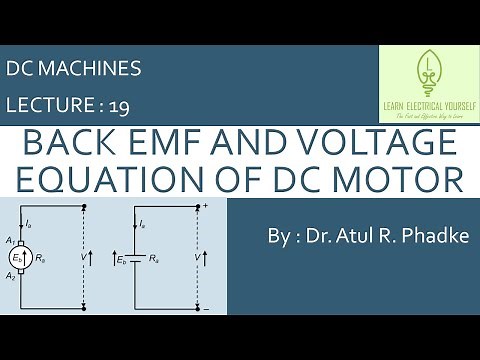 Back Emf and Voltage Equation of DC Motor (19)