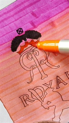 I draw RR logo ❤️