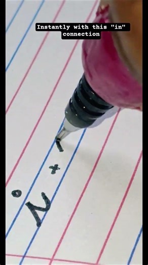 How to Connect “in” in Cursive ✍️ | Improve Handwriting Fast (Beginner Guide)